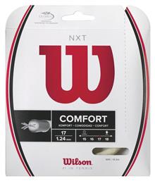 Wilson NXT Χορδή Τένις Λευκή 12.2m, Φ1.24mm από το E-tennis