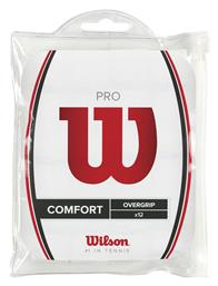 Wilson Pro Overgrip Λευκά 12τμχ