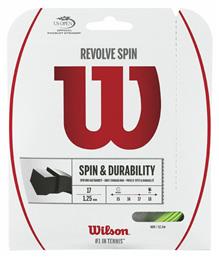 Wilson Revolve Spin Χορδή Τένις Πράσινη Φ1.25mm από το E-tennis