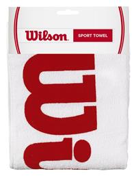 Wilson Sports Πετσέτα Γυμναστηρίου Βαμβακερή Λευκή 120x60cm