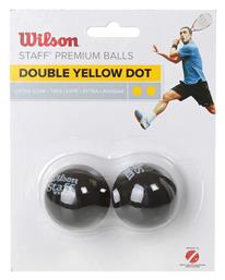 Wilson Staff Double Yellow Dot Μπαλάκια Squash 2τμχ από το MybrandShoes