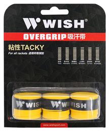 Wish Extra Overgrip Κίτρινο 3τμχ