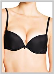 Wonderbra Full Effect W8144 Μαύρο Σουτιέν Push Up με Μπανέλες