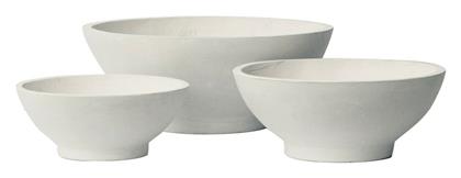 Woodwell Flower Pot-9 Set 3 σε χρώμα Milk White από το Esmarket