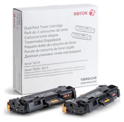 Xerox B205 Γνήσιο Multipack Toner Laser Εκτυπωτή Μαύρο 2τμχ (106R04349) από το e-shop