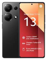 Xiaomi Redmi Note 13 Pro 4G Dual SIM (12GB/512GB) Μαύρο