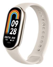 Xiaomi Smart Band 8 Αδιάβροχο με Παλμογράφο Χρυσό