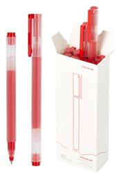 Xiaomi Στυλό Gel 0.5mm Κόκκινο με Κόκκινο Μελάνι 10τμχ