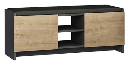 Ξύλινη Zulla με 6 Ράφια 110x37x43cm