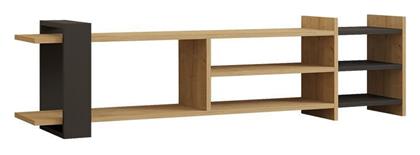 Ξύλινο Oak-ανθρακί 153.6x26x40εκ. 120-000539