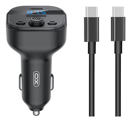 XO FM Transmitter Αυτοκινήτου BCC18 + Type-C Σετ με Bluetooth / Type-C