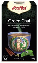 Yogi Tea Πράσινο Τσάι Βιολογικό Προϊόν Green Chai 17 Φακελάκια 30.6gr