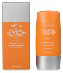 Youth Lab. City Guard Anti-Pollution Day Cream Αντιγηραντική Κρέμα Ημέρας 40ml