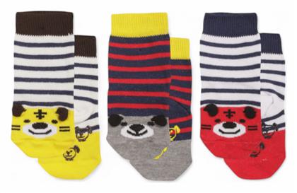 Yumese Παιδικές Κάλτσες Αντιολισθητικές Πολύχρωμο 3 Ζευγάρια