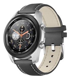 Z57 Aluminium Smartwatch με Παλμογράφο (Black/Silver)