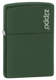 Zippo Αναπτήρας Λαδιού Αντιανεμικός Green Matte Classic Logo από το Plus4u