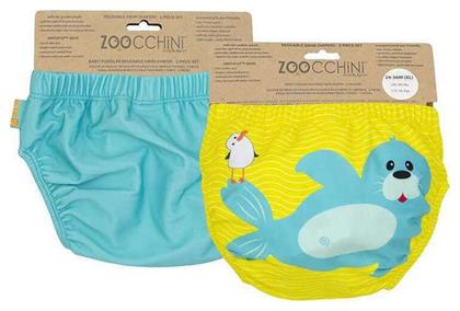 Zoocchini Σετ Παιδικό Μαγιό Πάνα Πολύχρωμη